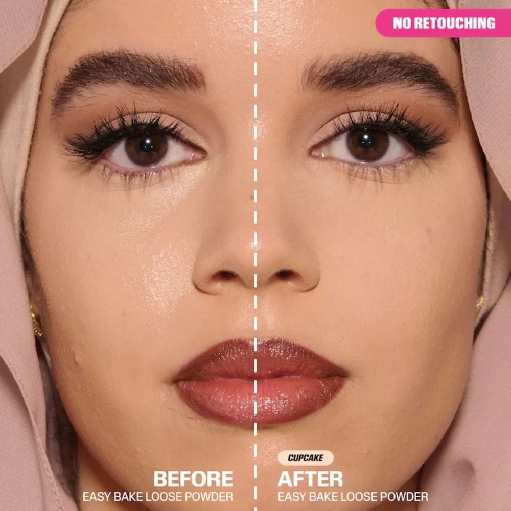 New Huda Beauty Easy Bake Blurring Loose Baking & Setting Powder Cupcake